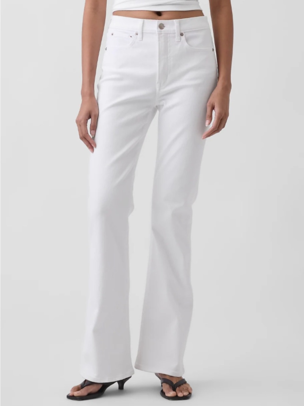 GAP Kick Fit White Denim Jeans